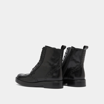 Lowboots with laces in black leather | ari