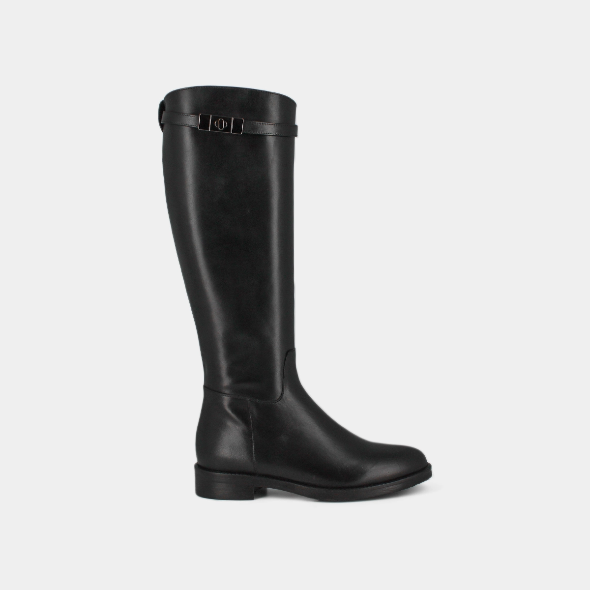 Fur Trim Round Toe Boots