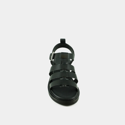 Sandals with adjustable buckles black