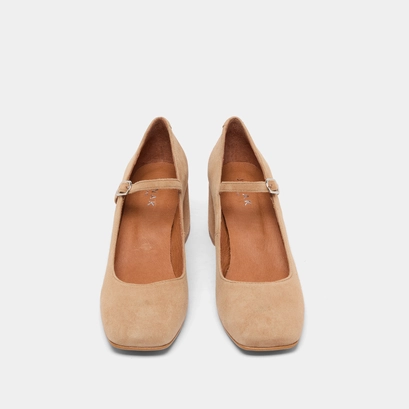 Square-heeled Mary Jane camel