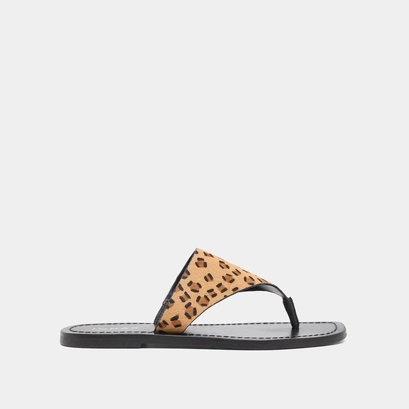 Beach sandals in leopard print | sydney