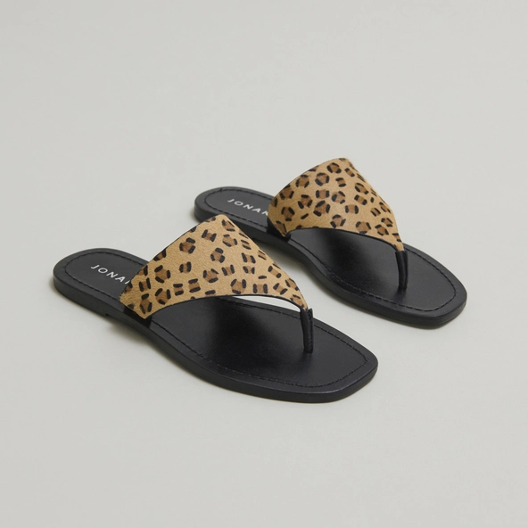 Beach sandals in leopard print | SYDNEY