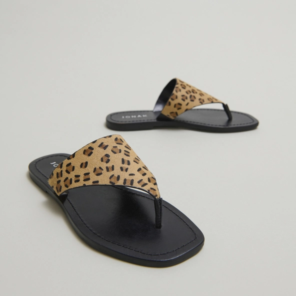 Beach sandals in leopard print | SYDNEY