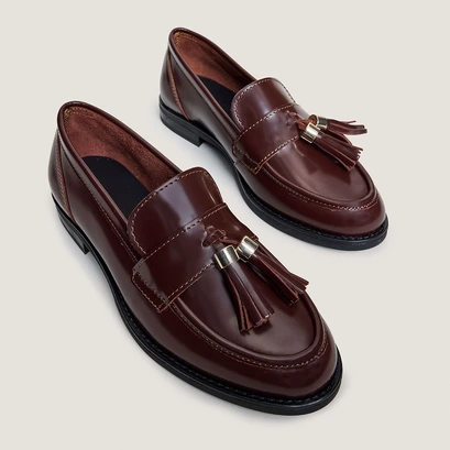 Tassel Loafers brown