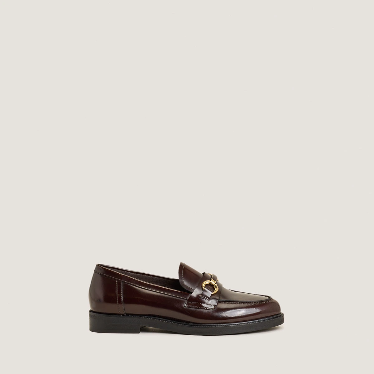 Bit loafers in brown patinated leather | DROP