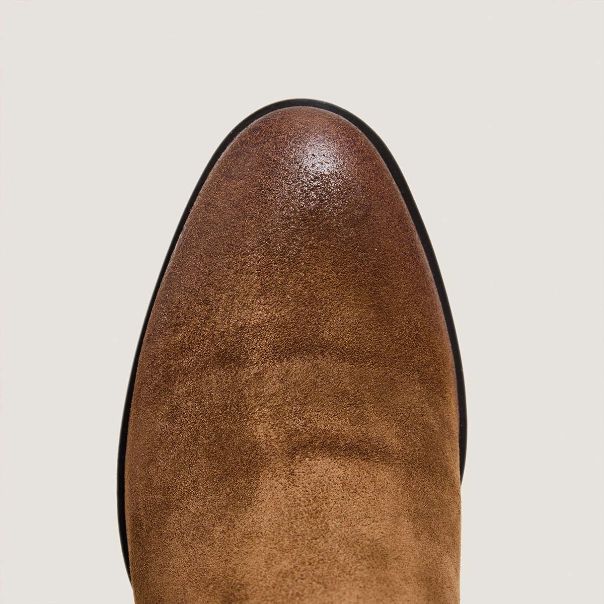 Chelsea Boots in cognac split leather | CLEMIE