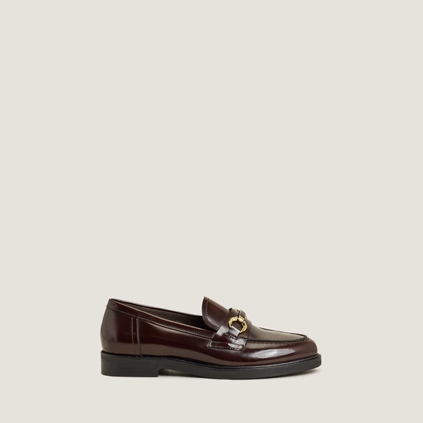Bit loafers in brown patinated leather | DROP