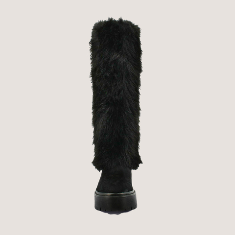 Fur Boots black