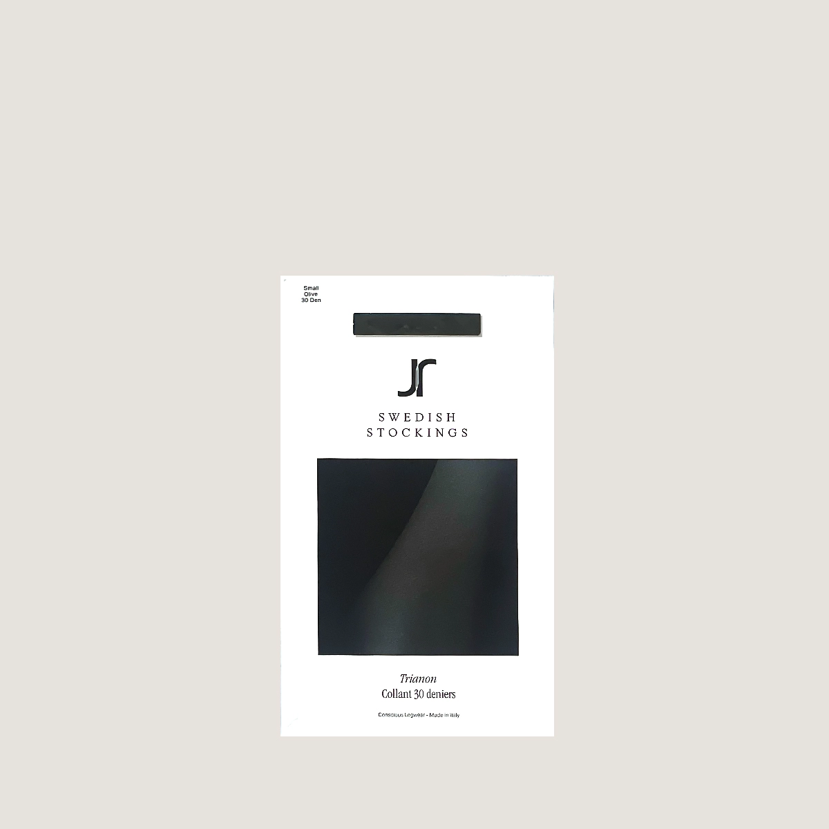 Tights in monochrome olive green | TRIANON