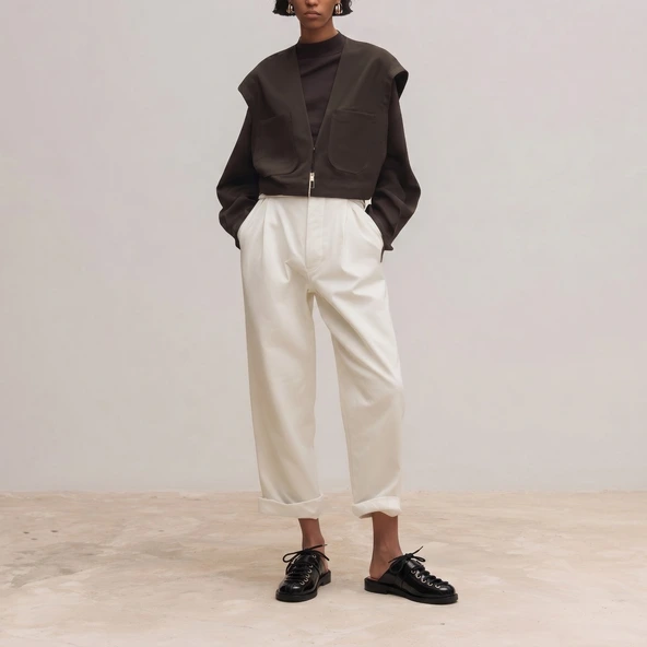 Lace-up mules in black glazed leather| DESSA