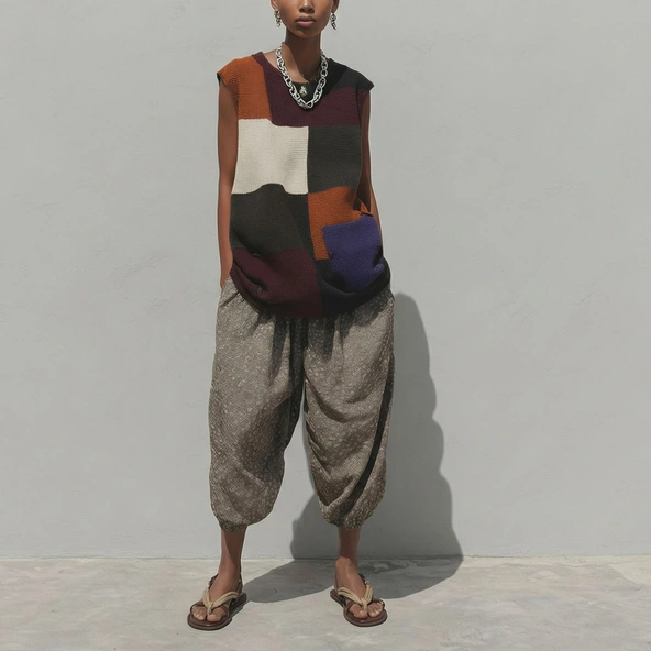 Flat toe-post sandals in cacao leather | EMELINE