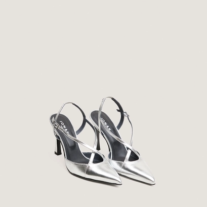 Heeled Pumps silver