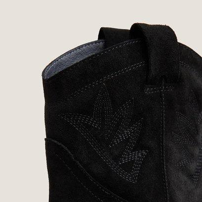 Ankle boots with pointed toes black