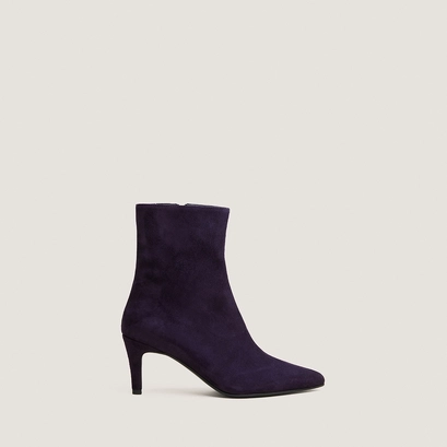 Heeled boots purple