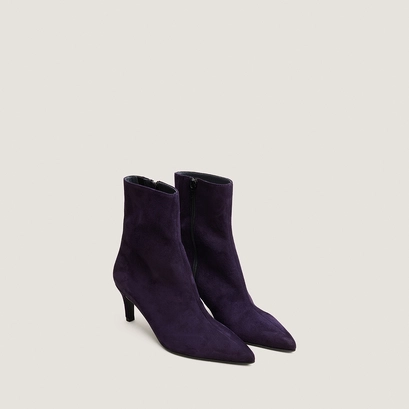 Heeled boots purple