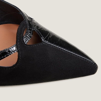 Heeled pumps black