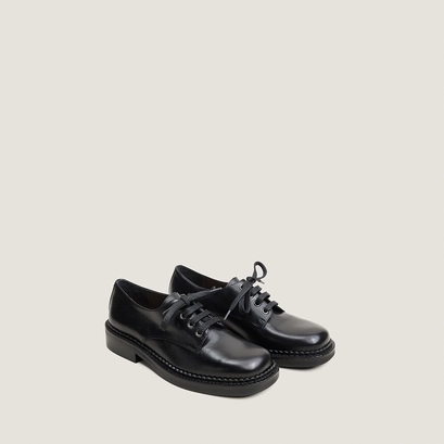 Lace-up derbies black