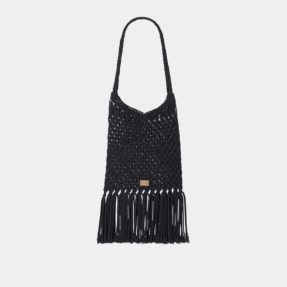 Shoulder bag fringed | AUBIN