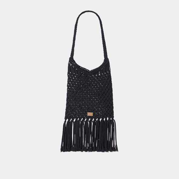 Shoulder bag fringed | AUBIN