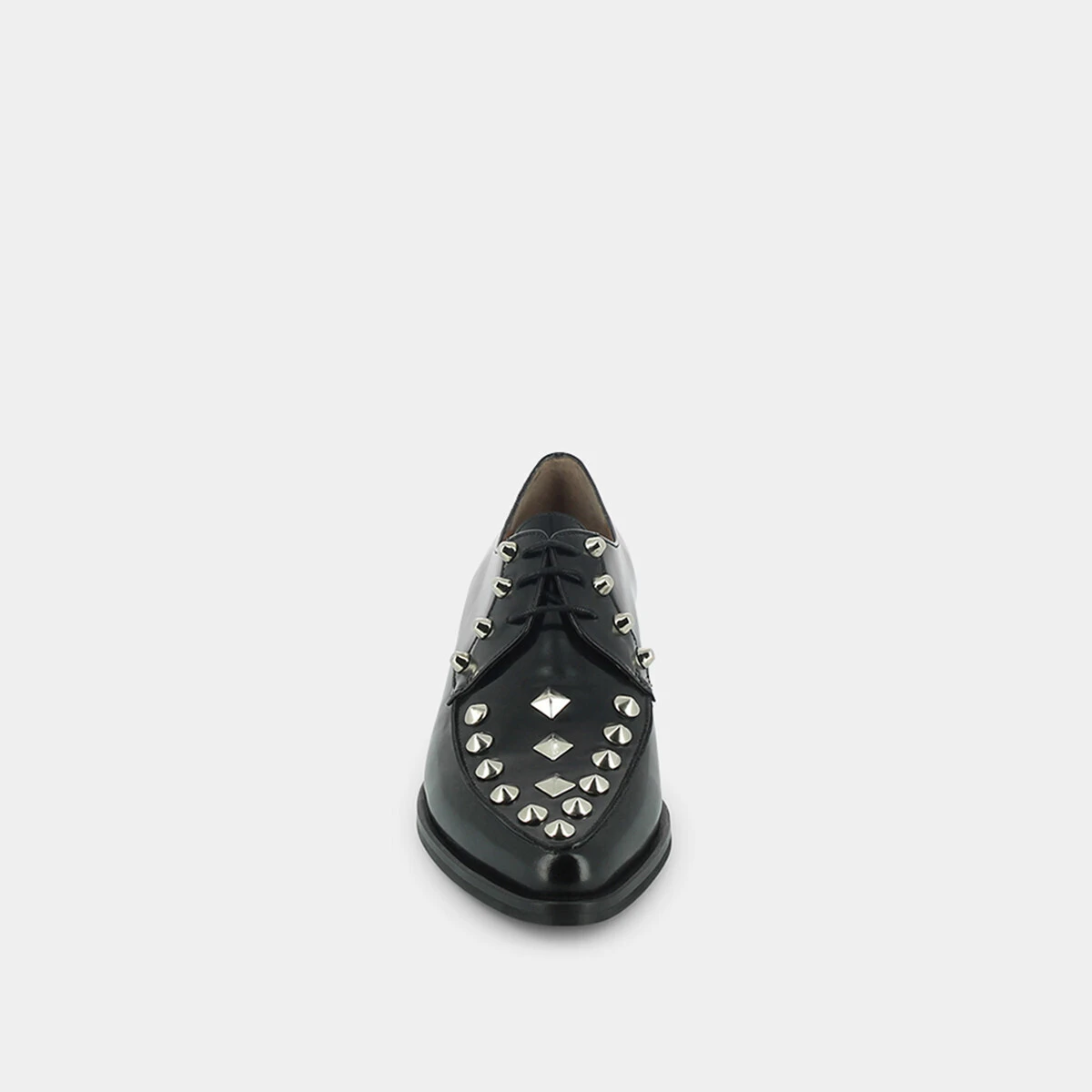 Derbies with studs in black | DEFOE