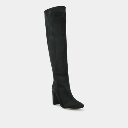 Harley charcoal faux suede boots sabina socol & jonak | harley