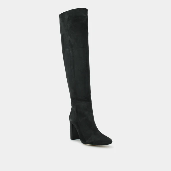 HARLEY charcoal faux suede boots Sabina Socol & Jonak | HARLEY