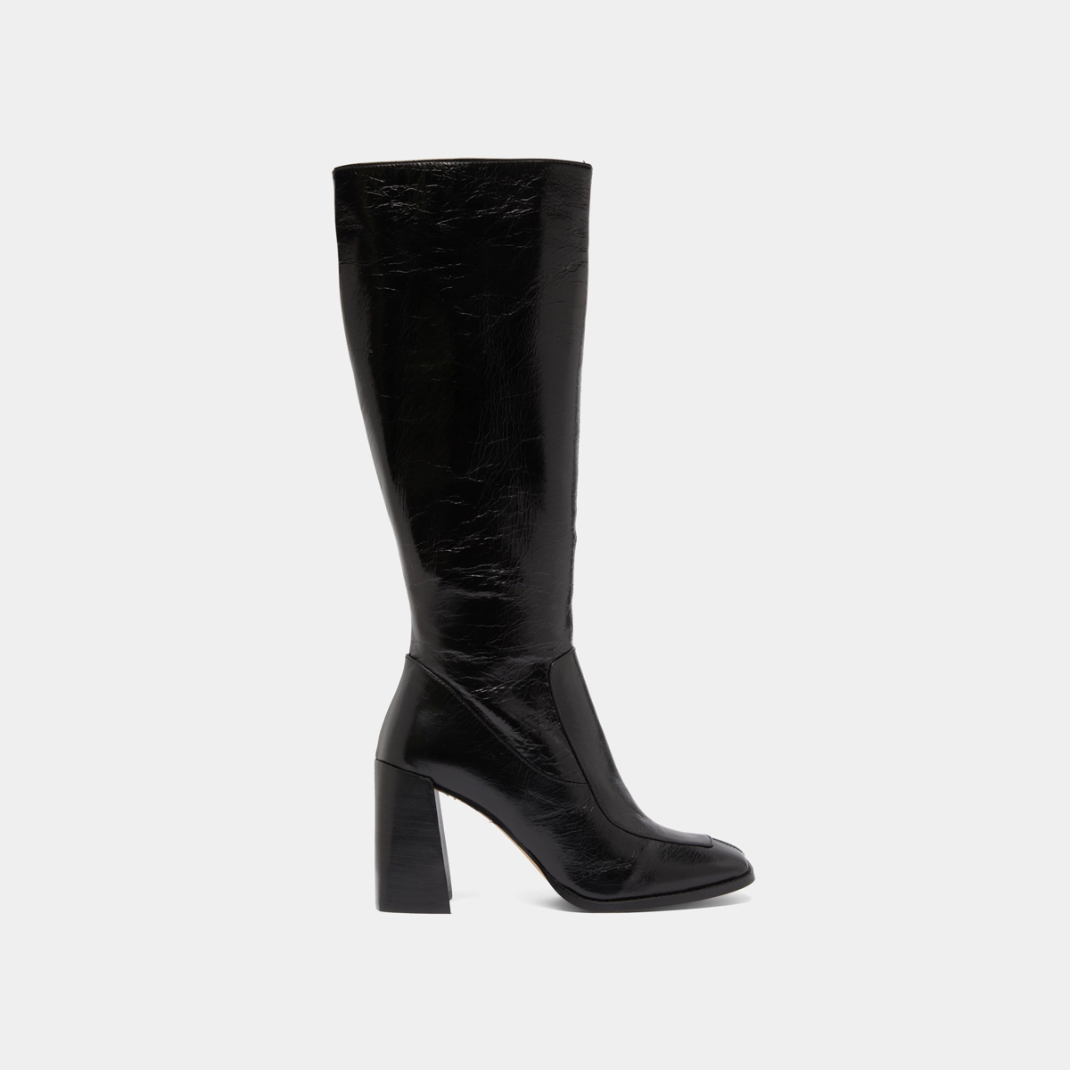 High boots in black leather | VAUBANE