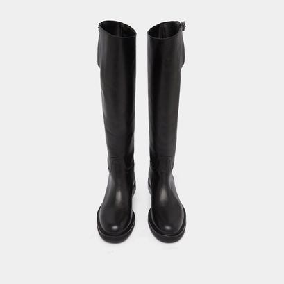 Bridle boots in black leather | ready