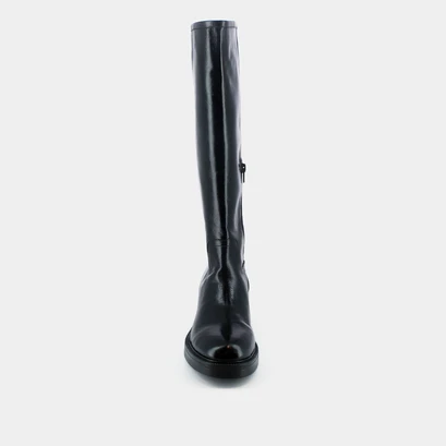 Boots in black leather | amode
