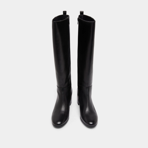 Heeled boots in black leather | ARMINA
