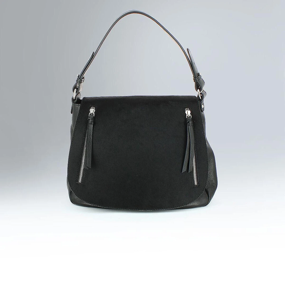 Rachel bag in black leather and colt style