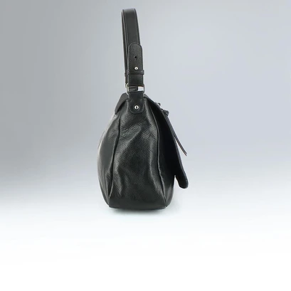 Rachel bag in black leather and colt style