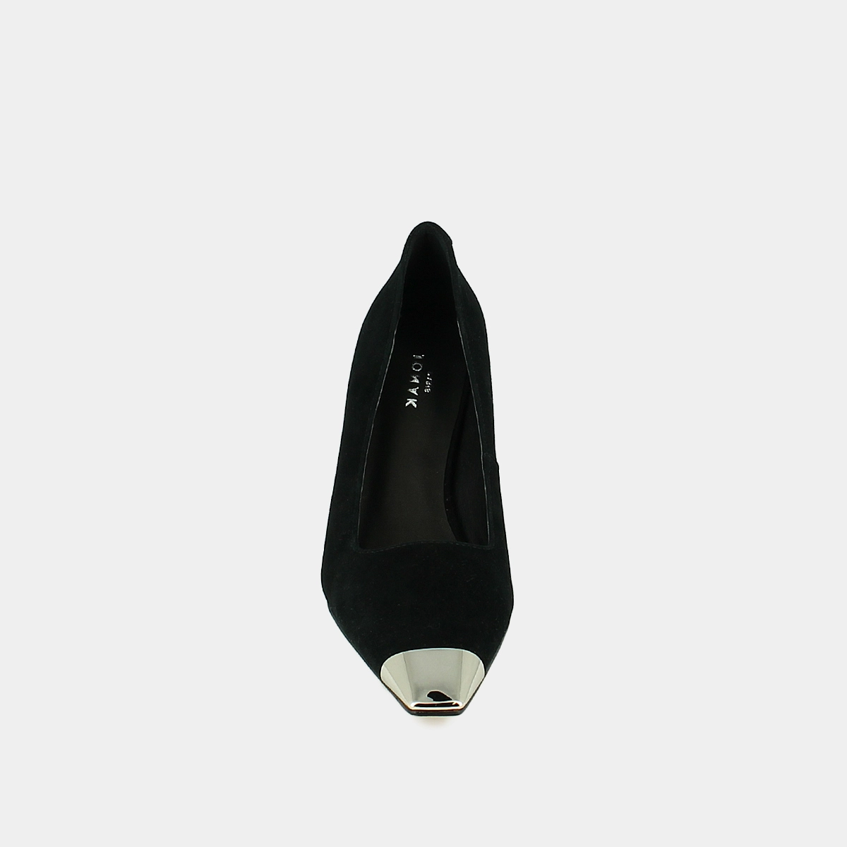 Pointed-toe pumps in black velvet | MER