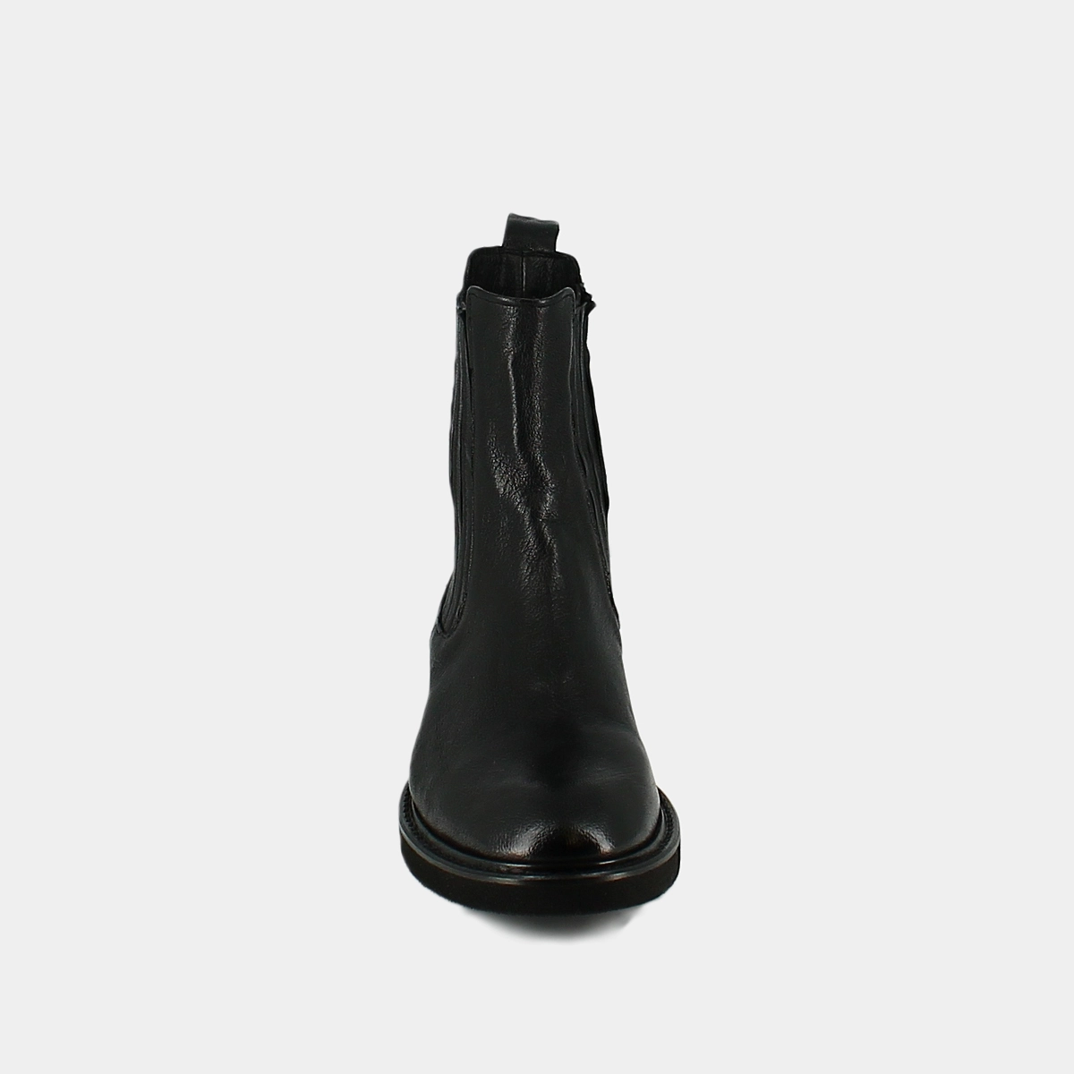 Chelsea boots in black aged leather | RICK