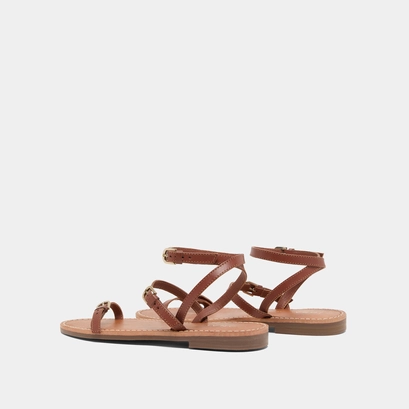 Straps sandals cognac