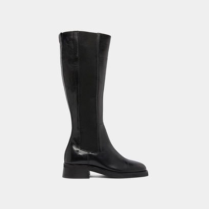 High boots in black leather | peggie