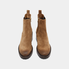 Lowboots with elastic bands taupe