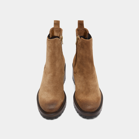Lowboots with elastic bands taupe