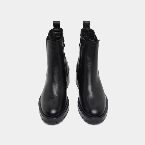 Lowboots with elastic bands black