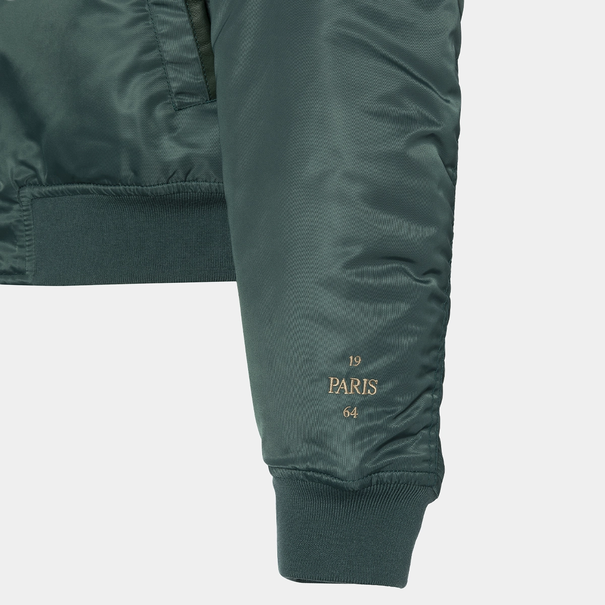 The Jonak Bomber - Jonak x Schott in green nylon | THE