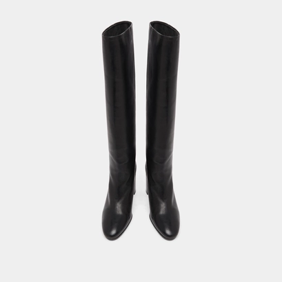 Boots with heels black