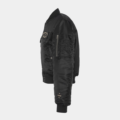 The jonak bomber - jonak x schott in black nylon | the