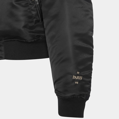 The jonak bomber - jonak x schott in black nylon | the