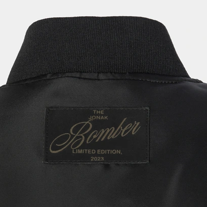 The jonak bomber - jonak x schott in black nylon | the