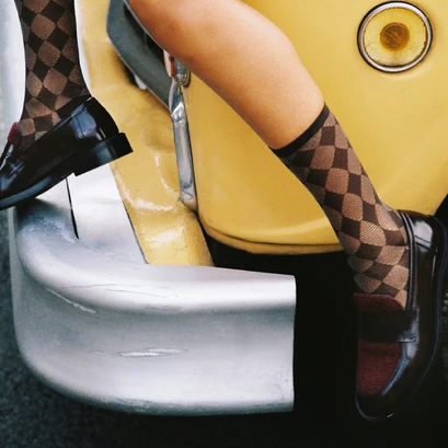 Round-toed college loafers - Jonak x Schott in burgundy glazed leather | DISTRICT