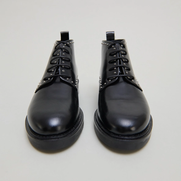 High derbies in black leather | DUTRONC