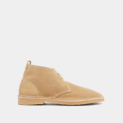 Lowboots with laces in beige suede | maxime