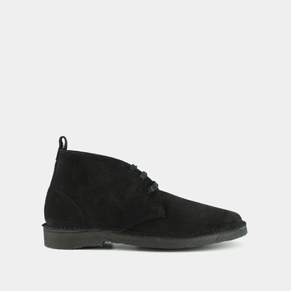 Lowboots with laces in black suede | maxime