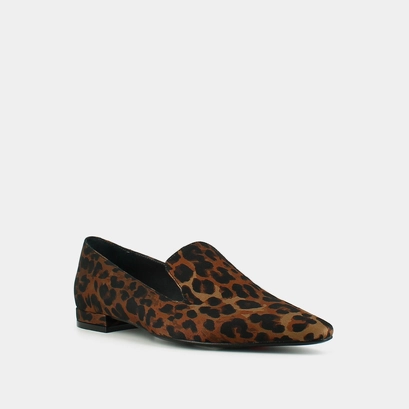 Ballet flats with pointed toes in leopard | dantesse