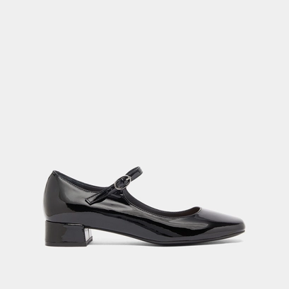 Mary Jane with square toes black